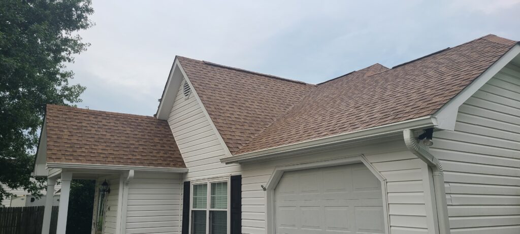 roof after cleaning